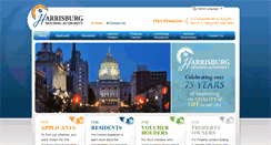 Desktop Screenshot of harrisburghousing.org